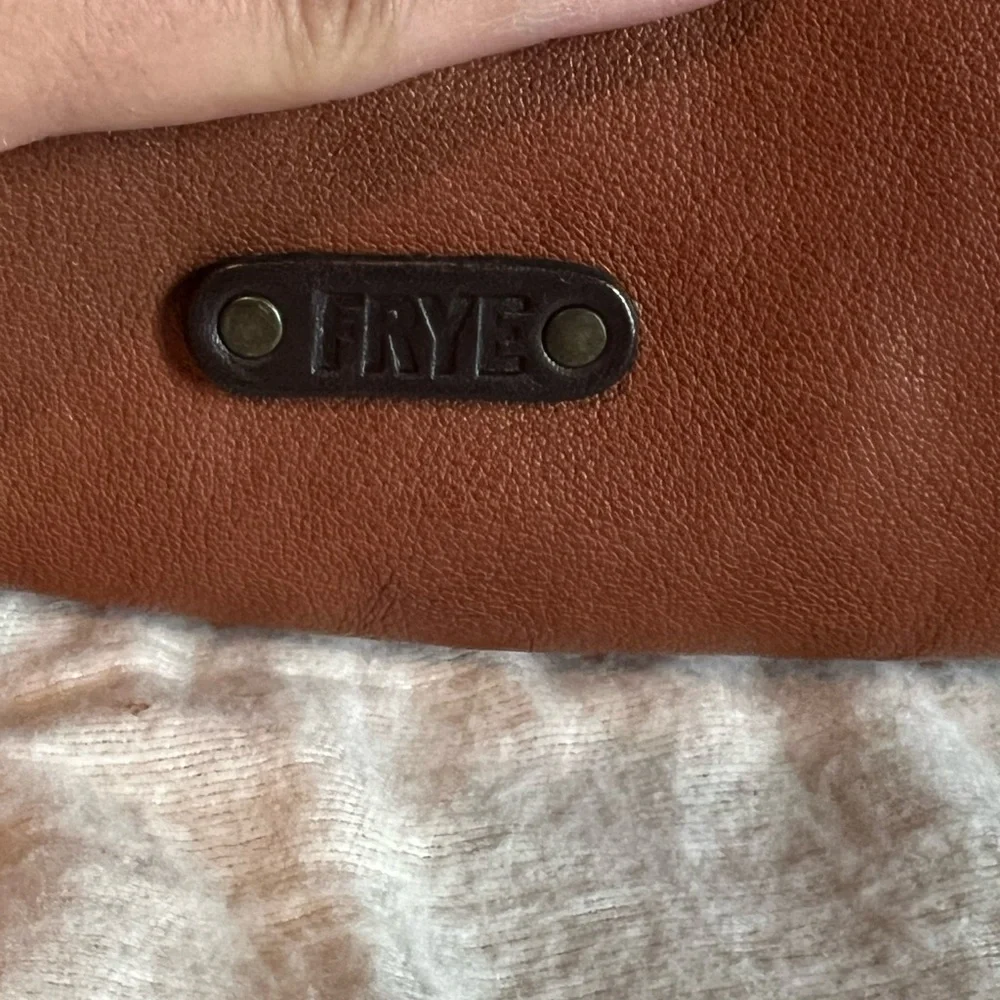 Frye Tan Leather Fringe Shoulder Bag - Picture 4 of 11
